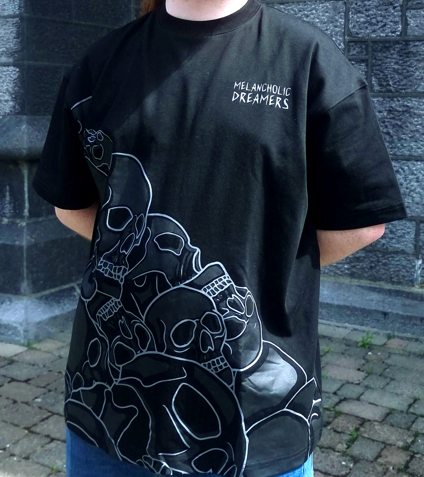 Pathway of Exhaustion Oversized Heavyweight Cotton Tee T-Shirt