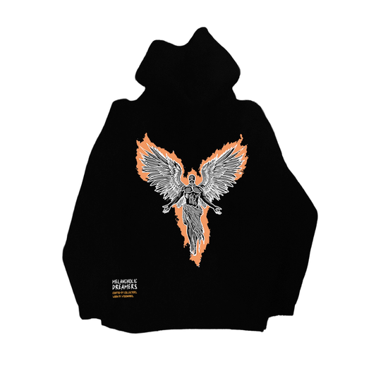 Pathway of Destruction – Black Oversized Heavyweight Hoodie