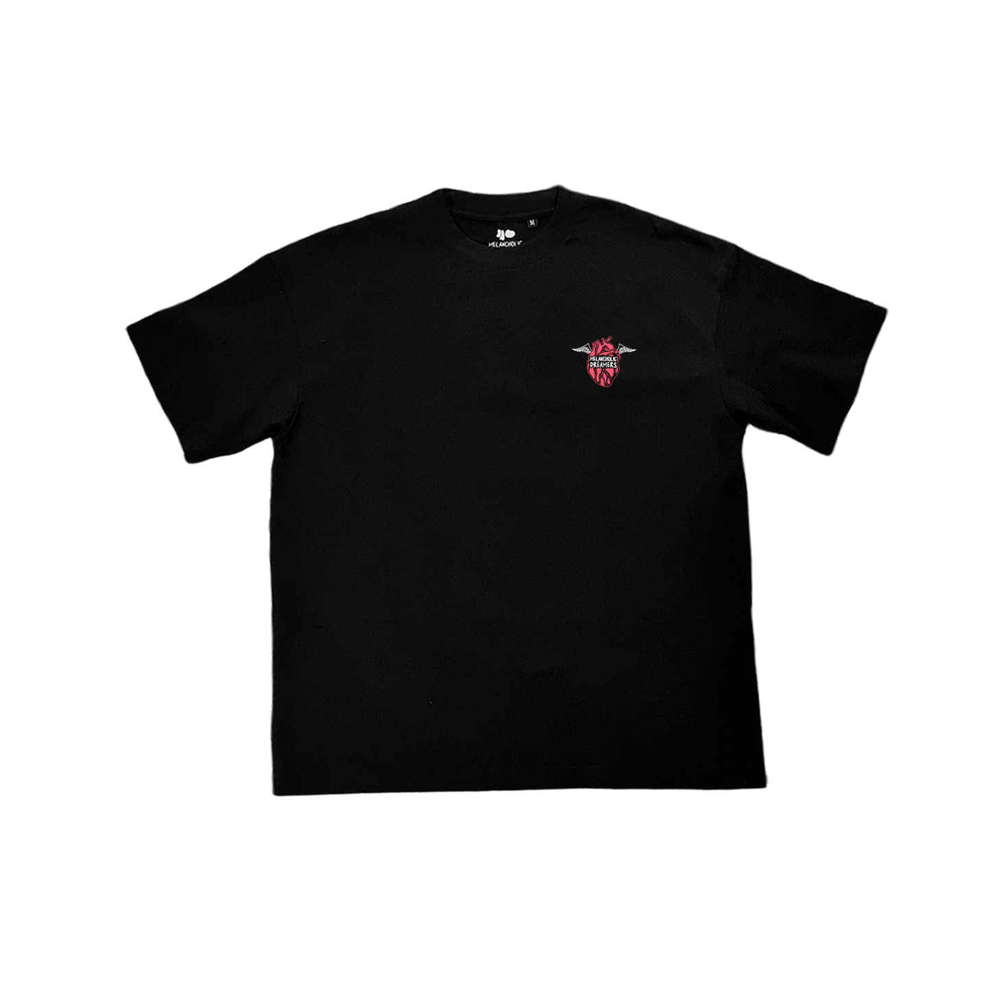 The Keeper Of a Stolen Heart - Black Oversized Heavyweight Cotton T-Shirt